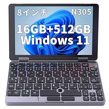 Amazon.co.jp: Zwide i3 CPU N305ノートパソコン 2in1